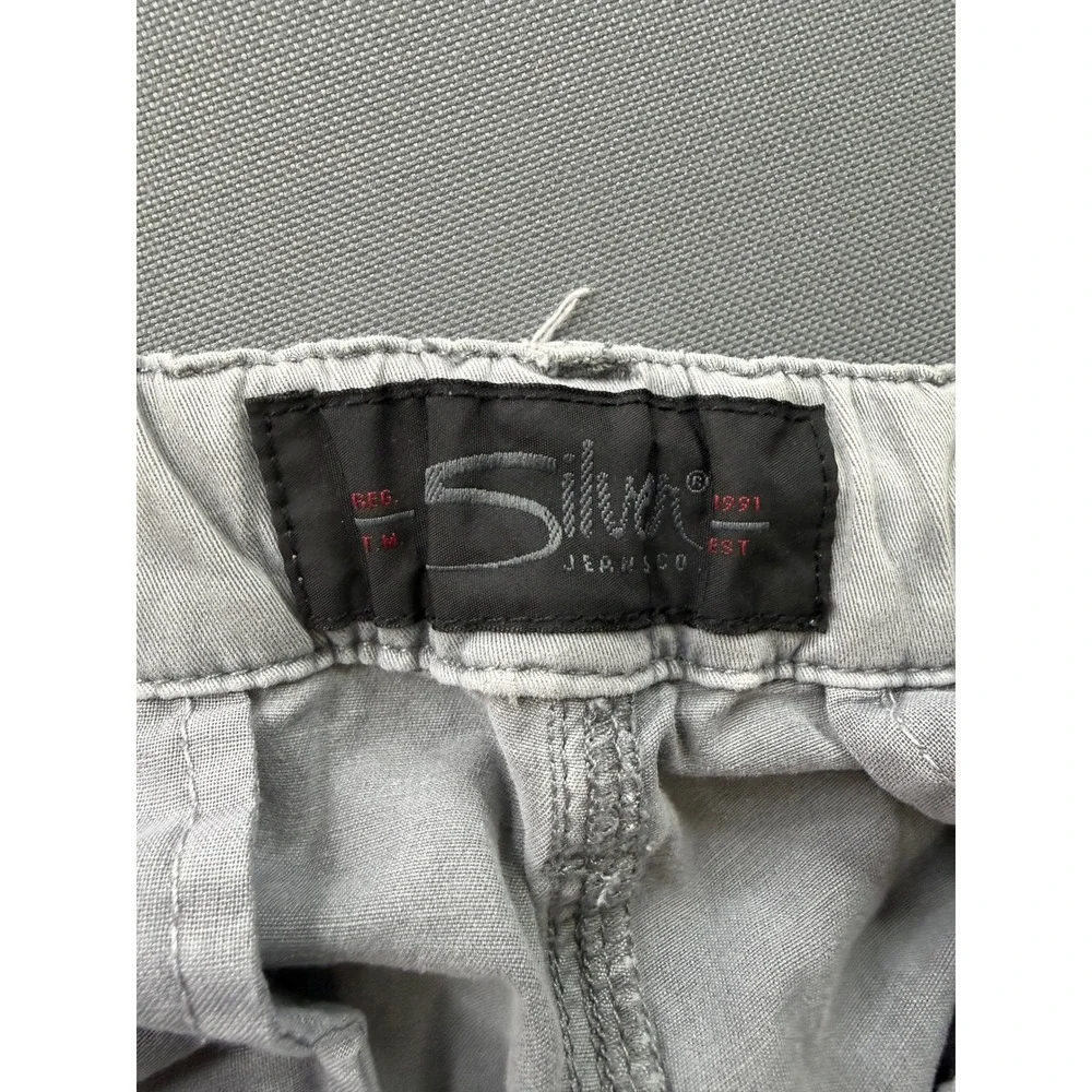 Silver Jeans Co Suki Ankle Slim Joggers Womens‎ Gray Drawstring 28x29